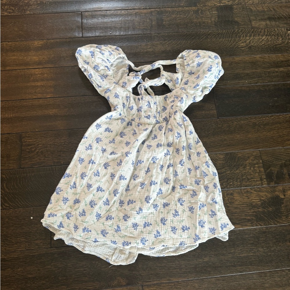Princess Polly floral cross back mini dress sz 4